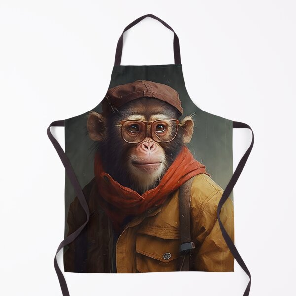 Item preview, Hipster Monkey in rain designed and sold by AgitProPrints.