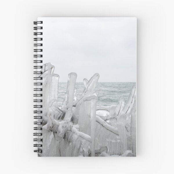 Item preview, Lakeside Ice Sculptures with Snowflakes designed and sold by Georgia Mizuleva.