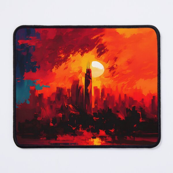 Item preview, Dramatic Heatwave City designed and sold by AgitProPrints.