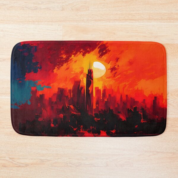 Item preview, Dramatic Heatwave City designed and sold by AgitProPrints.