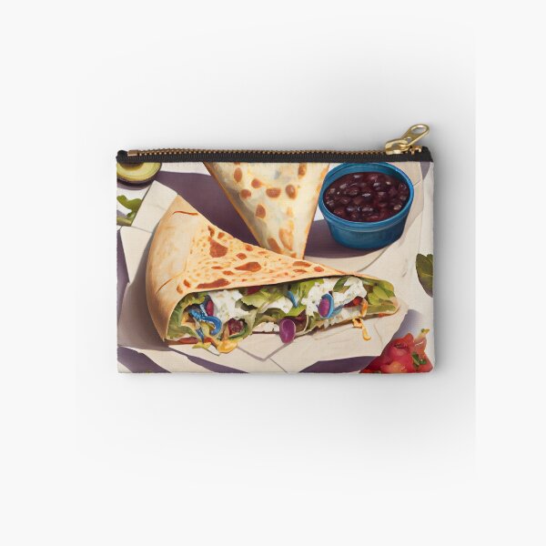 Item preview, A Taco-Lovers Dream Cornflower Quesadilla and Burritos Digital Painting designed and sold by CodeAndColors.