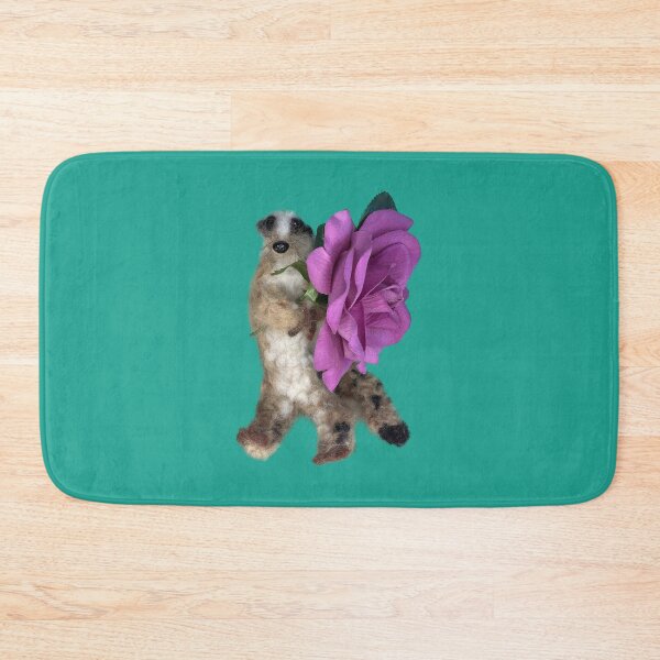Item preview, meerkat with a flower designed and sold by KasiaWrobel.