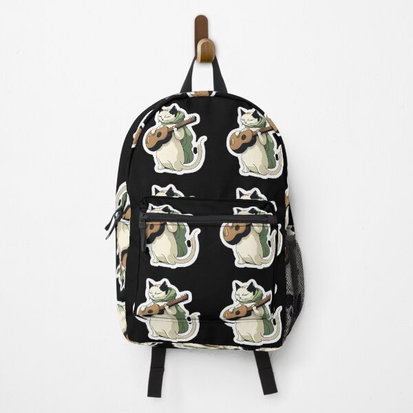Item preview, Kitten playing Guitar Cartoon Anime Style Animal designed and sold by AnimalArtPhotos.