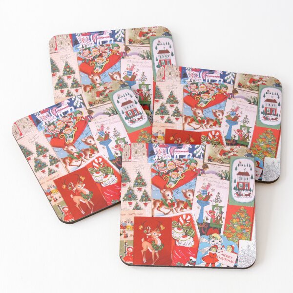 Item preview, Vintage Christmas Cards 2 designed and sold by collageDP.
