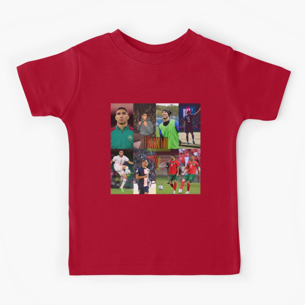 Achraf Hakimi Kids T-Shirt for Sale by ValleygroVern