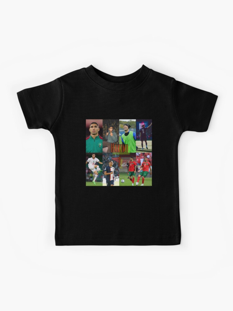 Achraf Hakimi Morocco Celebration  Kids T-Shirt for Sale by  PetraRosaDesign