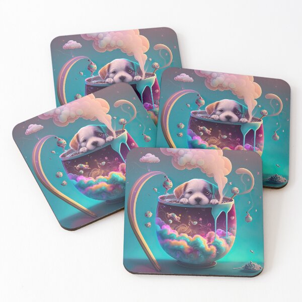 Item preview, Galaxy dog tea designed and sold by MANGA Crusade.
