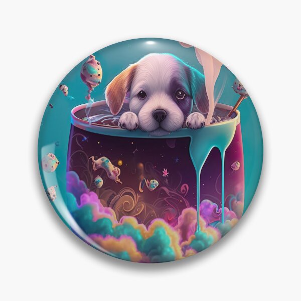 Item preview, Galaxy dog tea designed and sold by MANGA Crusade.