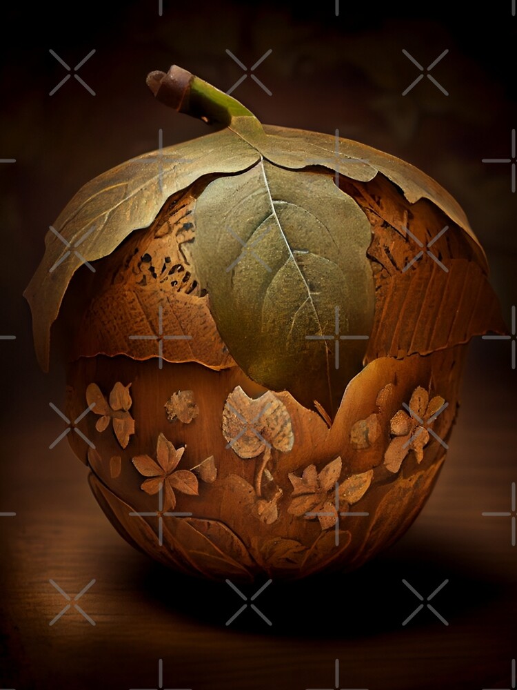 Aperçu 5 sur 5. Robe trapèze avec l'œuvre Aged Acorn Illumination Digital Painting créée et vendue par CodeAndColors.