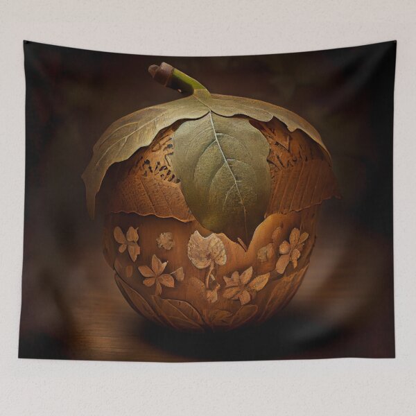 Aperçu de l'œuvre Aged Acorn Illumination Digital Painting créée et vendue par CodeAndColors.