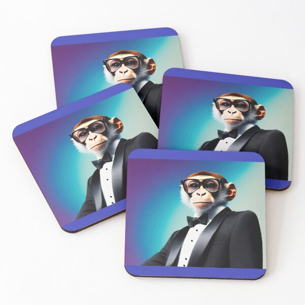 Item preview, Professional monkeys, chimps and primates in suits or clothes 37 designed and sold by hendrikspix.