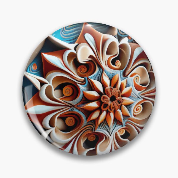 Artikelvorschau, Dazzling Complex Clay Surreal New Mediterranean Pattern Digital Painting entworfen und verkauft von CodeAndColors.