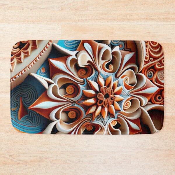 Item preview, Dazzling Complex Clay Surreal New Mediterranean Pattern Digital Painting designed and sold by CodeAndColors.