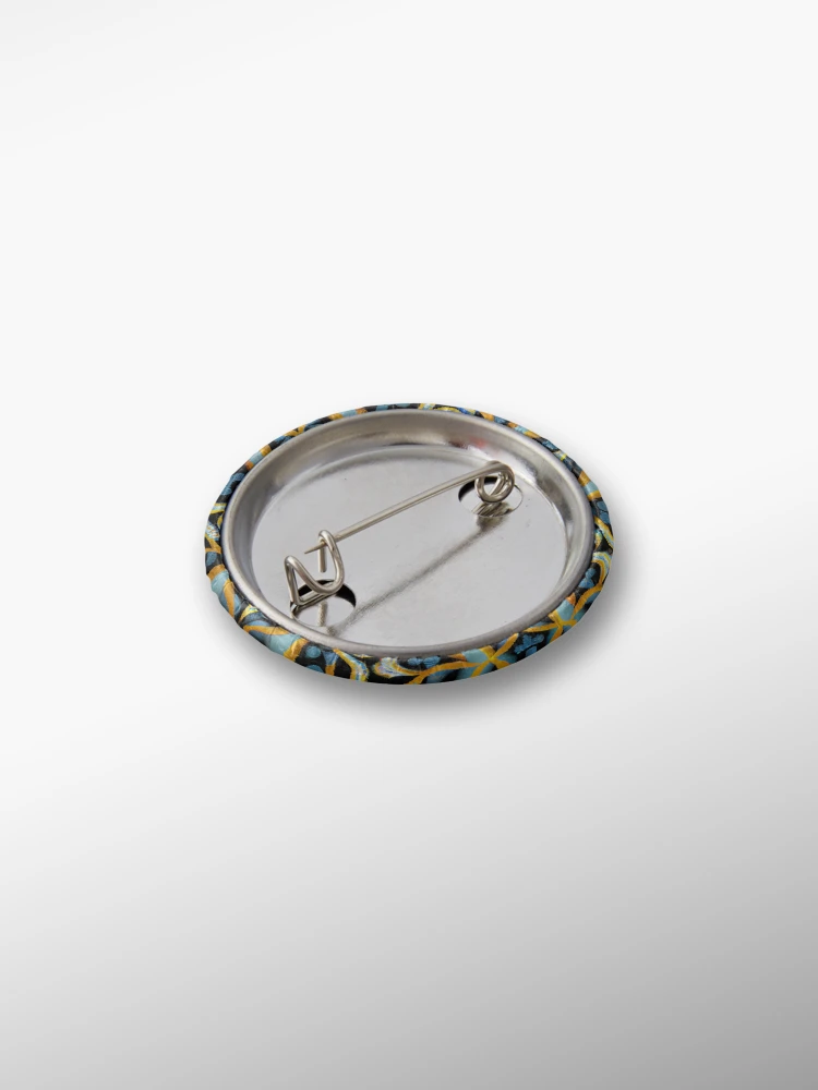 Thumbnail 2 von 3, Button, Dynamic Formal Scandifornian Pattern Digital Painting designt und verkauft von CodeAndColors.
