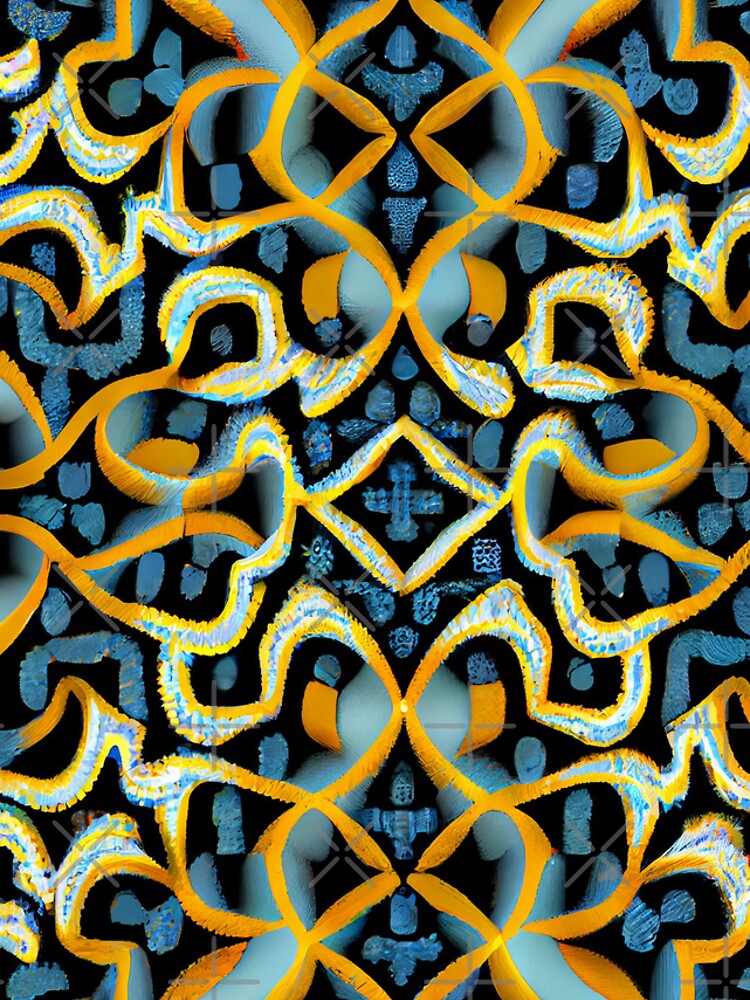 Imagen 4 de 4, Funda de iPhone con la obra Dynamic Formal Scandifornian Pattern Digital Painting, diseñada y vendida por CodeAndColors.