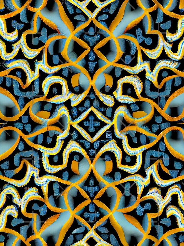 Aperçu 5 sur 5. Robe trapèze avec l'œuvre Dynamic Formal Scandifornian Pattern Digital Painting créée et vendue par CodeAndColors.