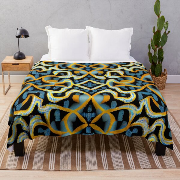 Item preview, Dynamic Formal Scandifornian Pattern Digital Painting designed and sold by CodeAndColors.