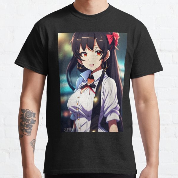 Camiseta Unissex Kyojuro Rengoku Retrato Demon Slayer Kimetsu no