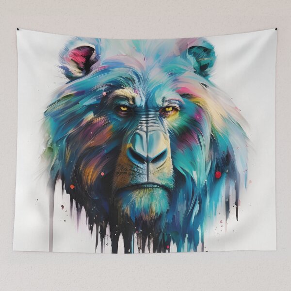 Item preview, Ice Monkey Portrait 25 designed and sold by mrbribe.