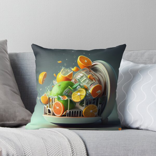 Item preview, Citrus Cleanup The Dishwashers Burden Digital Painting designed and sold by CodeAndColors.