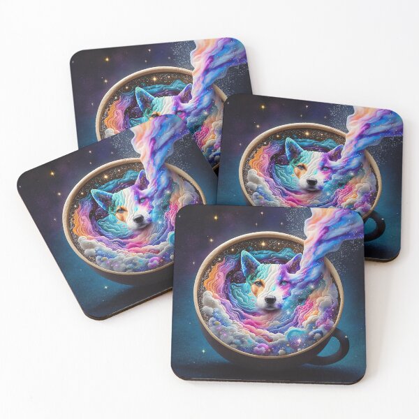 Item preview, Cosmic Puppy coffee designed and sold by MANGA Crusade.