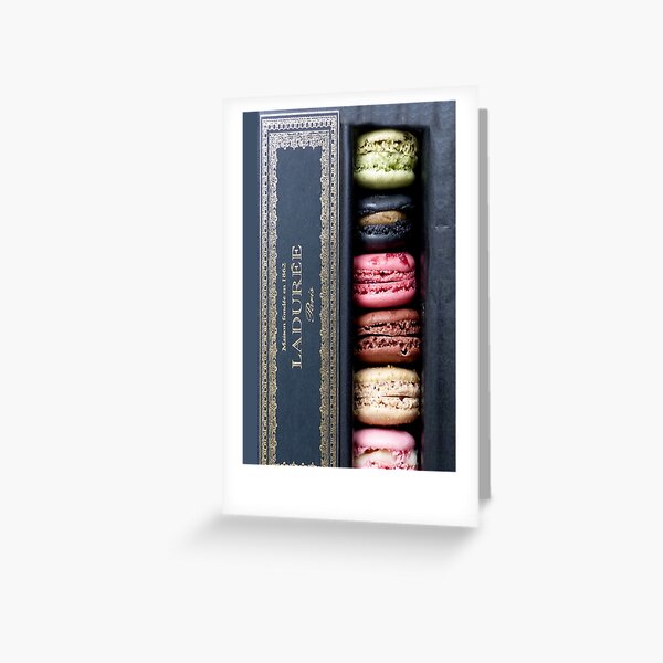 Macaron Laduree Greeting Card