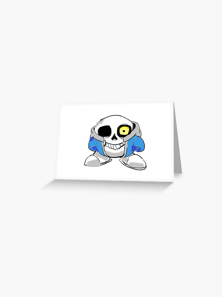 Undertale Sans! Vector Greeting Card for Sale by Hansbald