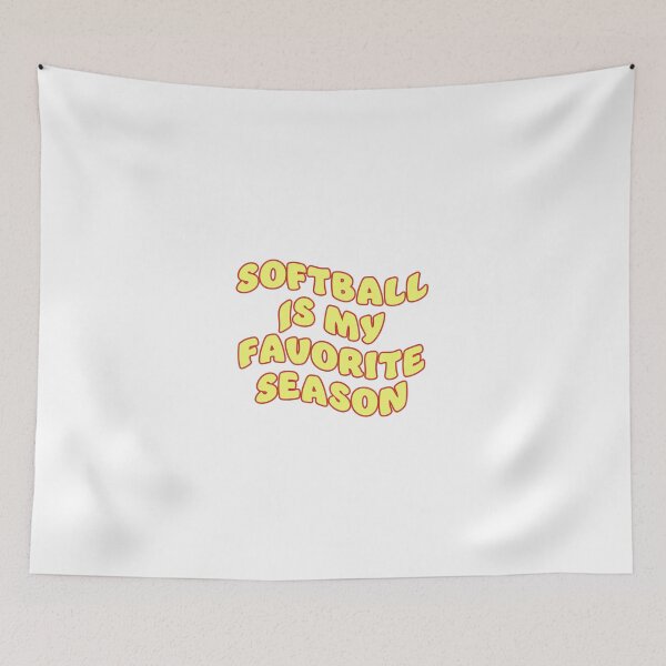 Item preview, softball is my favorite season designed and sold by JavierShih.