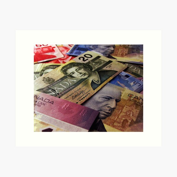 The Colour of Money Art Print