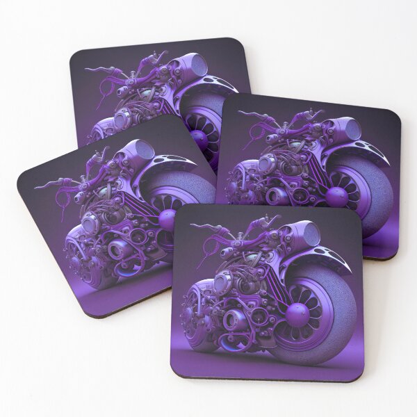 Item preview, Motor of Thought A Purple Dream Digital Painting designed and sold by CodeAndColors.