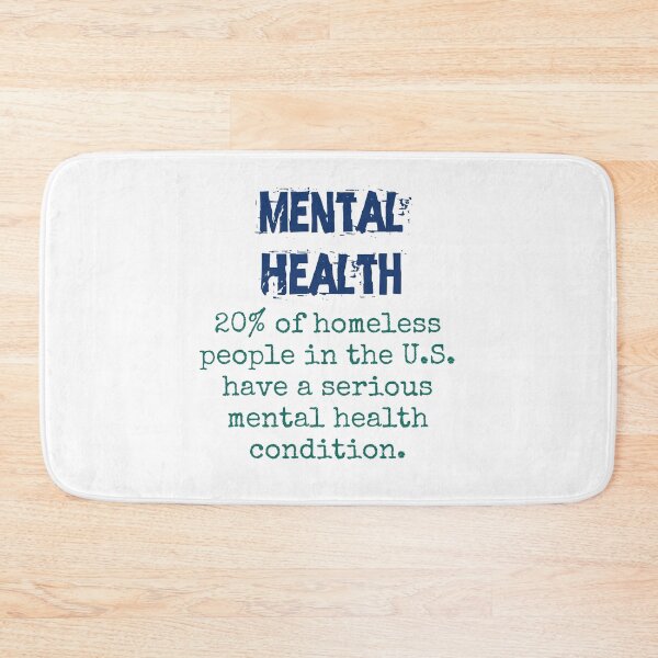 Item preview, 20 Percent Of Homeless People - Mental Health Quote designed and sold by CrankyOldDude.