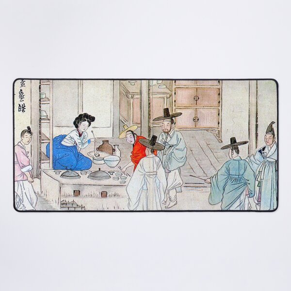 Vista previa del artículo con la obra «COREA Pintura Tradicional - Shin Yun-bok - 005», diseñado y vendido por LEE-FUN-ART.