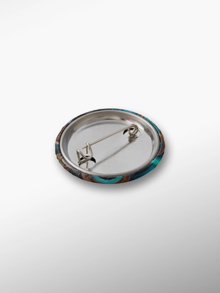 Thumbnail 2 von 3, Button, Dreamy Dynamic Industrial Pattern Digital Painting designt und verkauft von CodeAndColors.