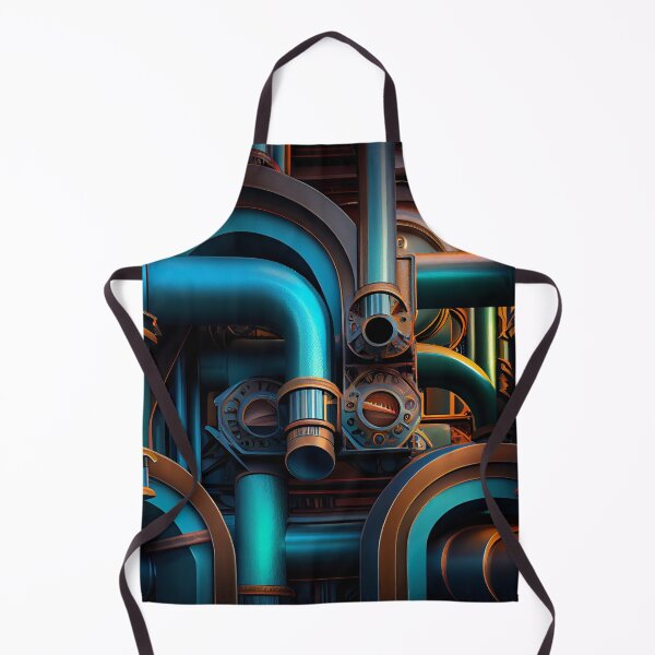 Item preview, Dreamy Dynamic Industrial Pattern Digital Painting designed and sold by CodeAndColors.