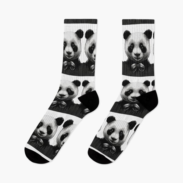 Item preview, Panda Human Style with bow tie on Horror Theme designed and sold by MaxEXP.