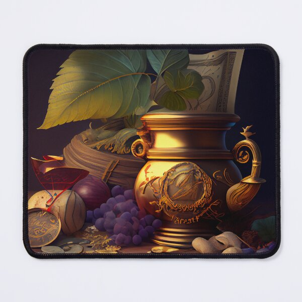 Item preview, Bounty of Wealth Digital Painting designed and sold by CodeAndColors.