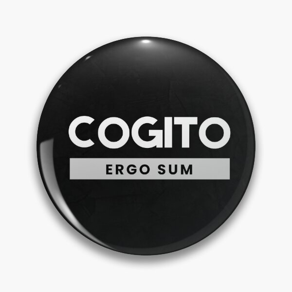 Artikelvorschau, COGITO ERGO SUM. ICH DENKE, ALSO BIN ICH. T-Shirt | Motivational quote | Minimalistisch | Geschenk | Freunde | Descartes | Eye Catcher | Kluge Sprüche entworfen und verkauft von JoWillem.