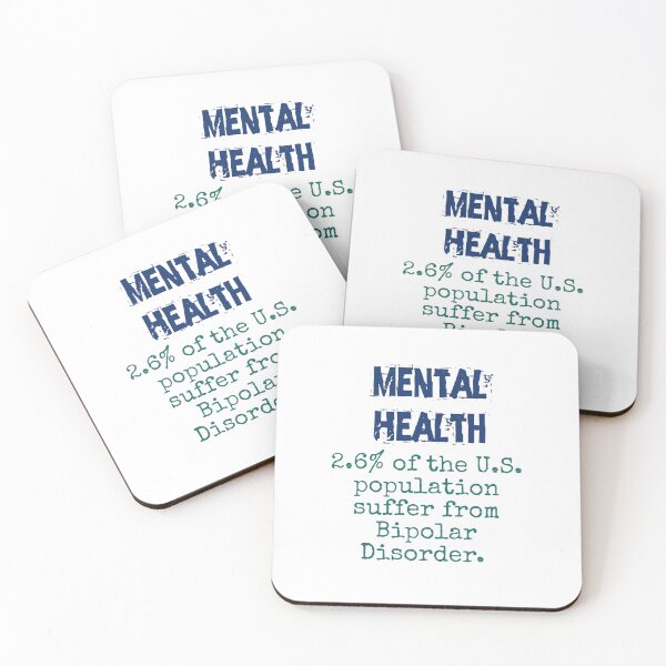 Item preview, 2.6 Percent Of The US Population - Mental Health Quote designed and sold by CrankyOldDude.