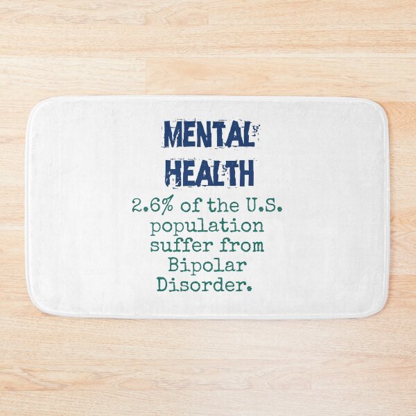 Item preview, 2.6 Percent Of The US Population - Mental Health Quote designed and sold by CrankyOldDude.