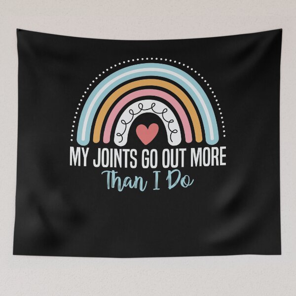Item preview, My Joints Go Out More Than I Do Funny Trendy Sarcasm Quotes designed and sold by TrendyTee24.