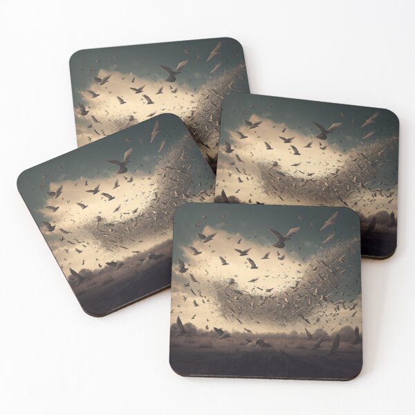 Item preview, Bird flock art design  designed and sold by RadiantBrushes.