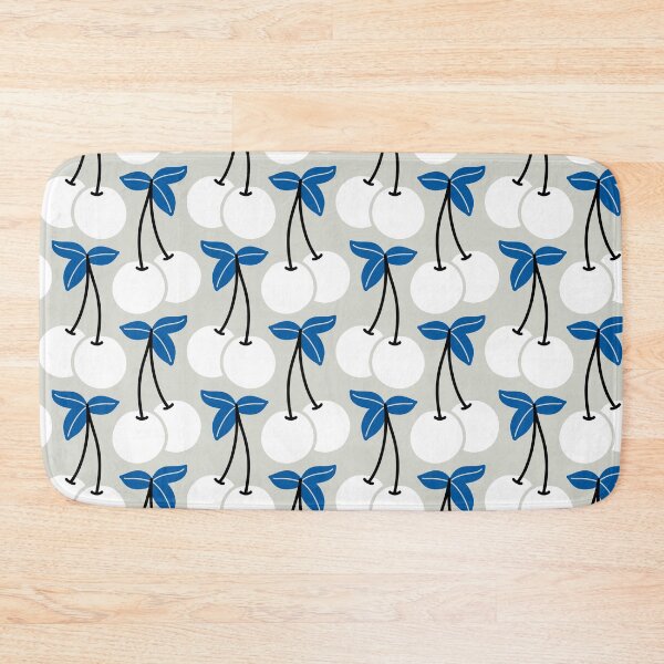 Item preview, 2700 B - white cherry, blue leaves designed and sold by RouCouCou.
