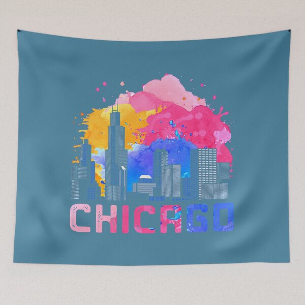 Item preview, Chicago Skyscape Retro Illinois Classic  designed and sold by MaddisonStephen.