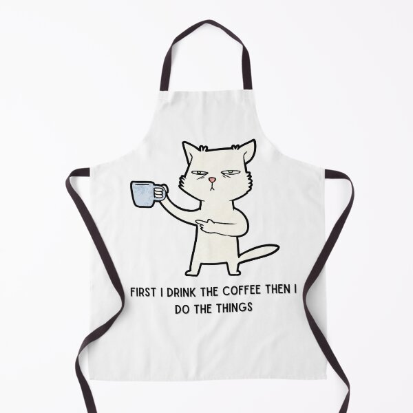 Item preview, First I Drink The Coffee Then I Do The Things / funny cat / T-Shirt designed and sold by samhawky.