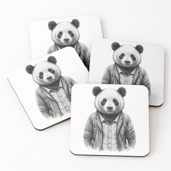 Item preview, Smart Panda wear suit and necktie Human Style Delivery panda theme designed and sold by MaxEXP.