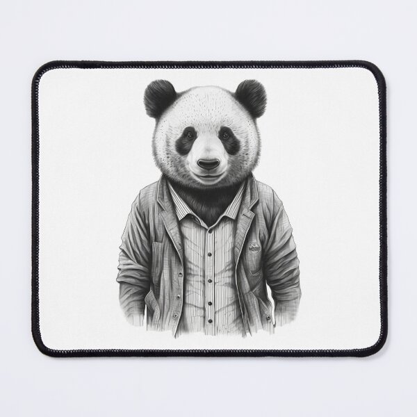 Item preview, Smart Panda wear suit and necktie Human Style Delivery panda theme designed and sold by MaxEXP.
