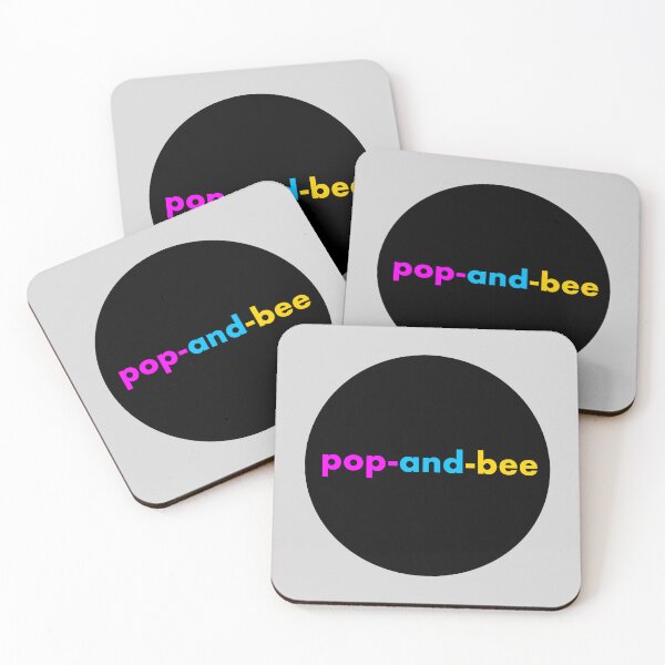 Item preview, pop-and-bee (logo) original design designed and sold by pop-and-bee.