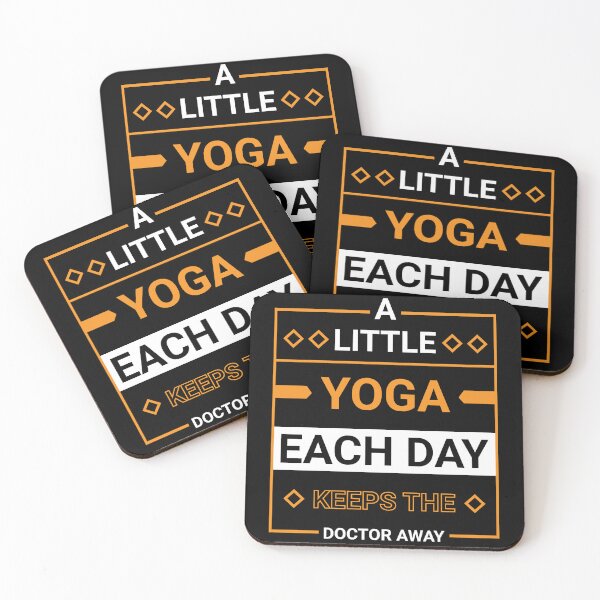 Item preview, A little yoga each day keeps the doctor away designed and sold by Best-Designers.