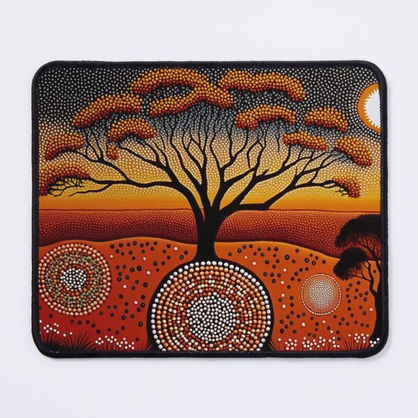Item preview, Native Australian, Aborigian dot painting designed and sold by SvarunPogani.