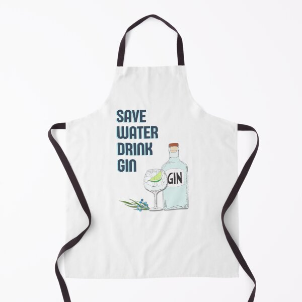 Item preview, Save water drink gin funny gin tonic bottle quote designed and sold by oyptjewellery.